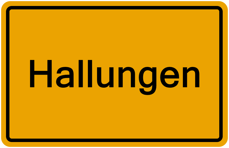 Handelsregisterauszug Hallungen