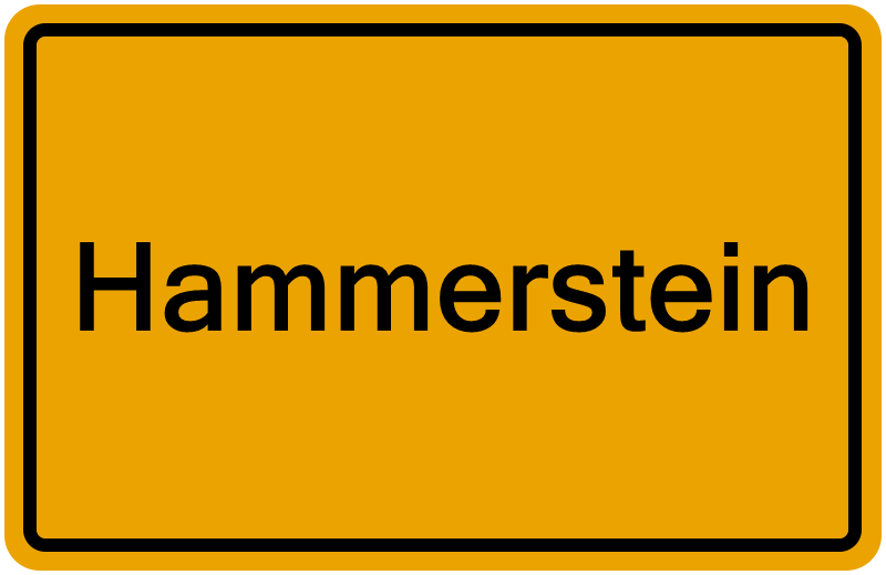 Handelsregisterauszug Hammerstein