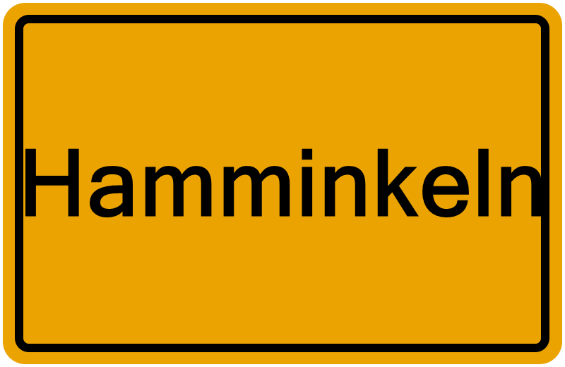 Handelsregisterauszug Hamminkeln