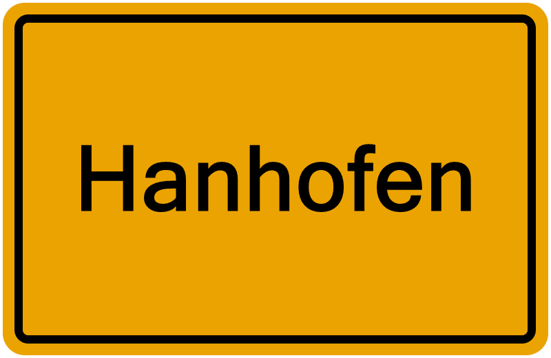Handelsregisterauszug Hanhofen