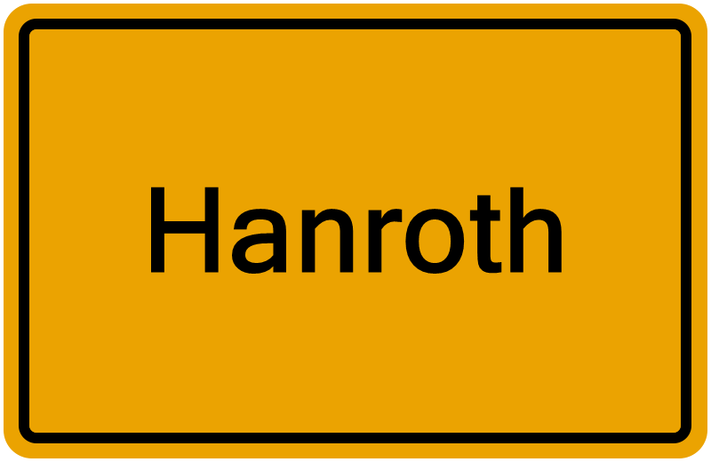 Handelsregisterauszug Hanroth