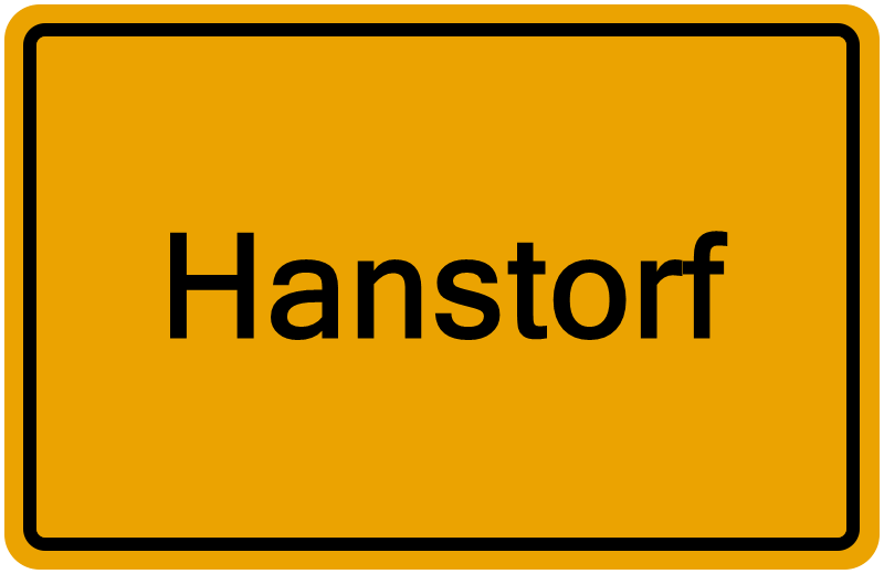 Handelsregisterauszug Hanstorf