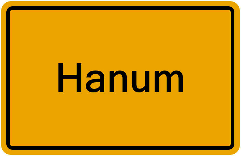 Handelsregisterauszug Hanum