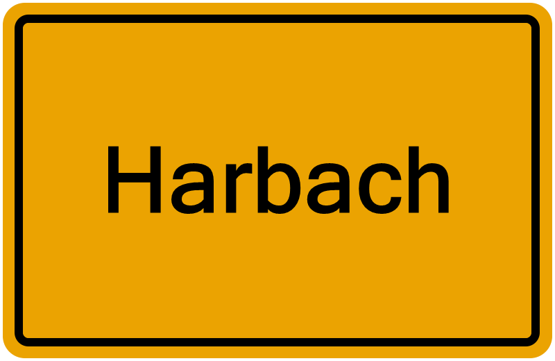 Handelsregisterauszug Harbach