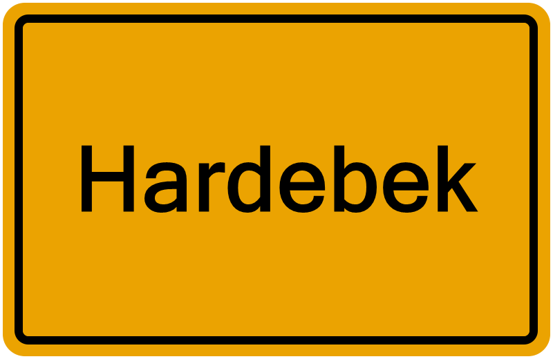 Handelsregisterauszug Hardebek