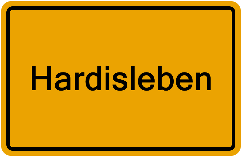 Handelsregisterauszug Hardisleben