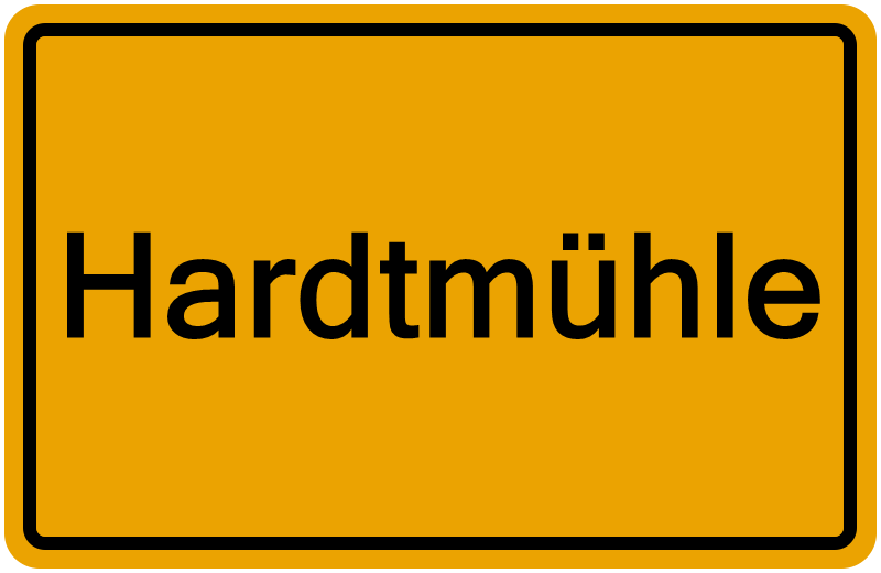 Handelsregisterauszug Hardtmühle