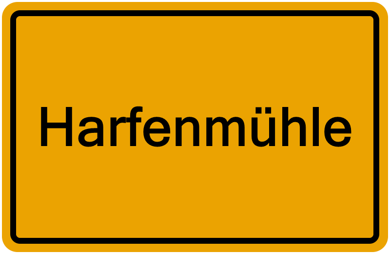 Handelsregisterauszug Harfenmühle