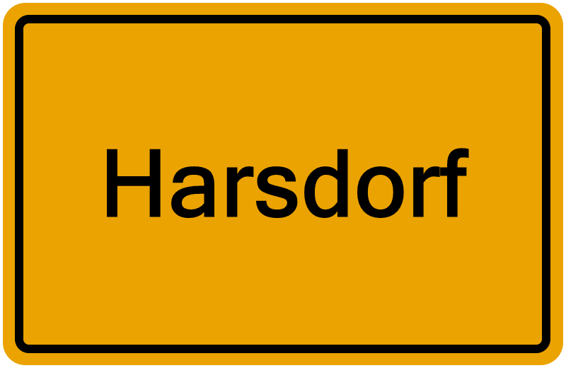 Handelsregisterauszug Harsdorf