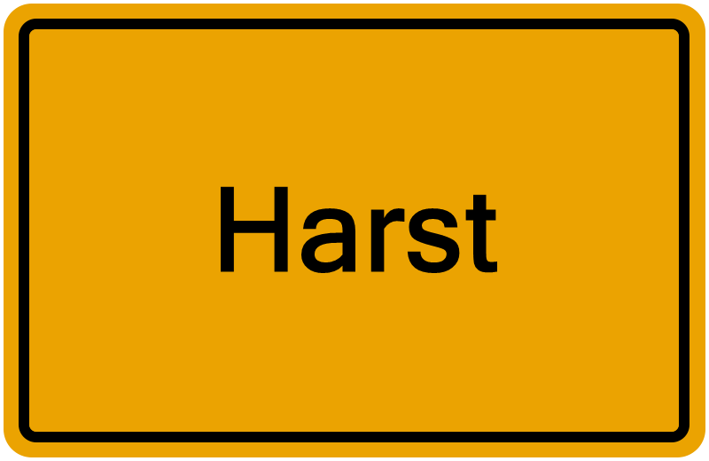 Handelsregisterauszug Harst