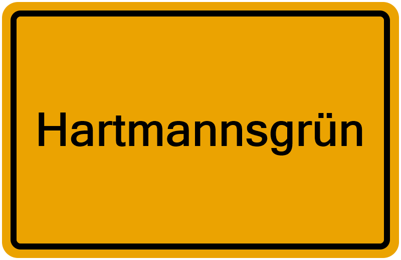 Handelsregisterauszug Hartmannsgrün
