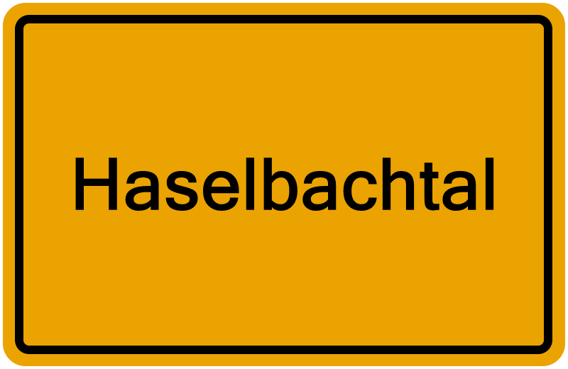 Handelsregisterauszug Haselbachtal