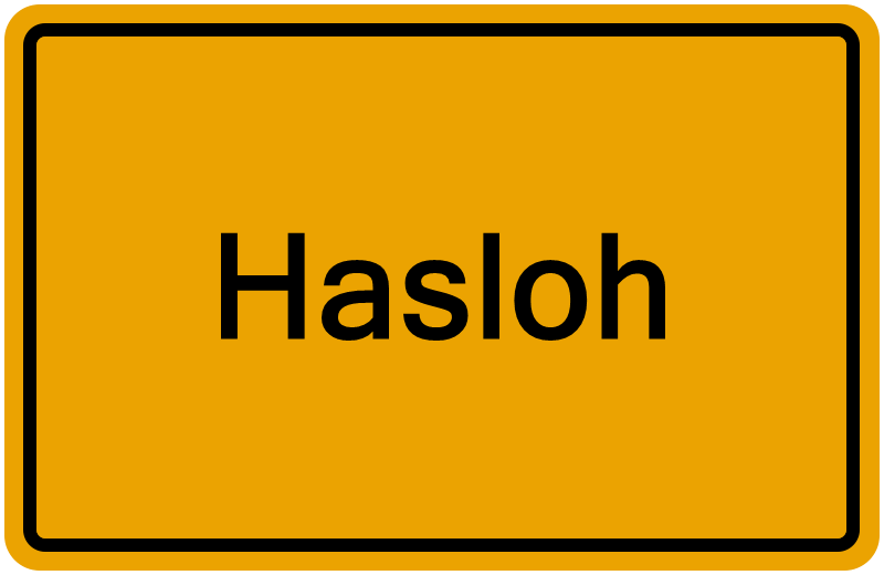 Handelsregisterauszug Hasloh