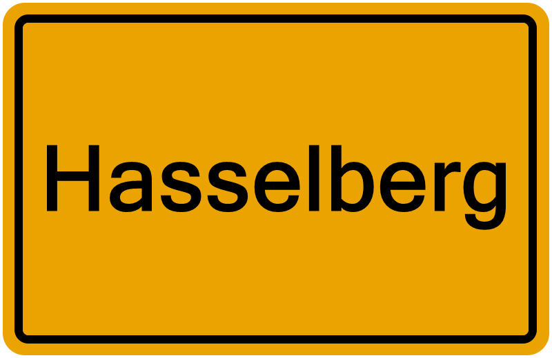 Handelsregisterauszug Hasselberg