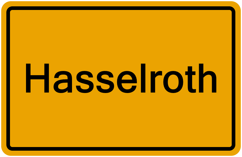 Handelsregisterauszug Hasselroth