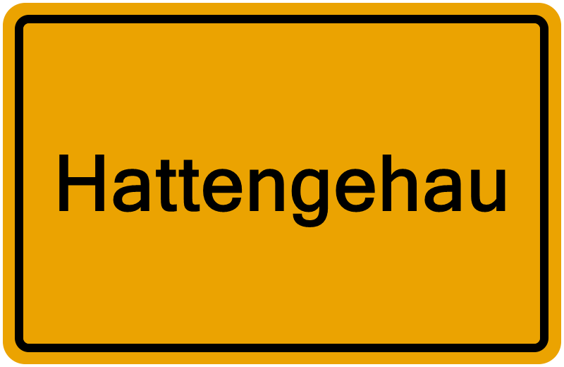 Handelsregisterauszug Hattengehau