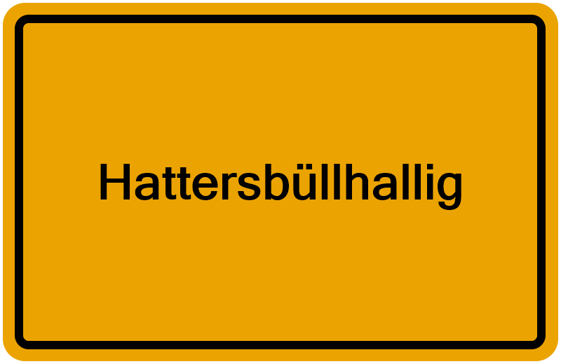 Handelsregisterauszug Hattersbüllhallig