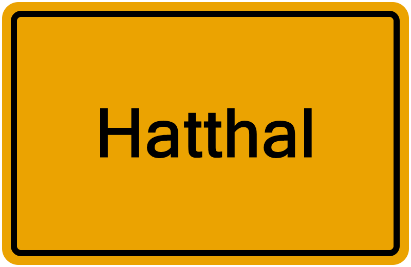 Handelsregisterauszug Hatthal