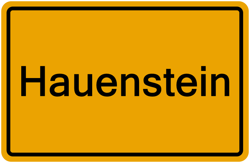 Handelsregisterauszug Hauenstein