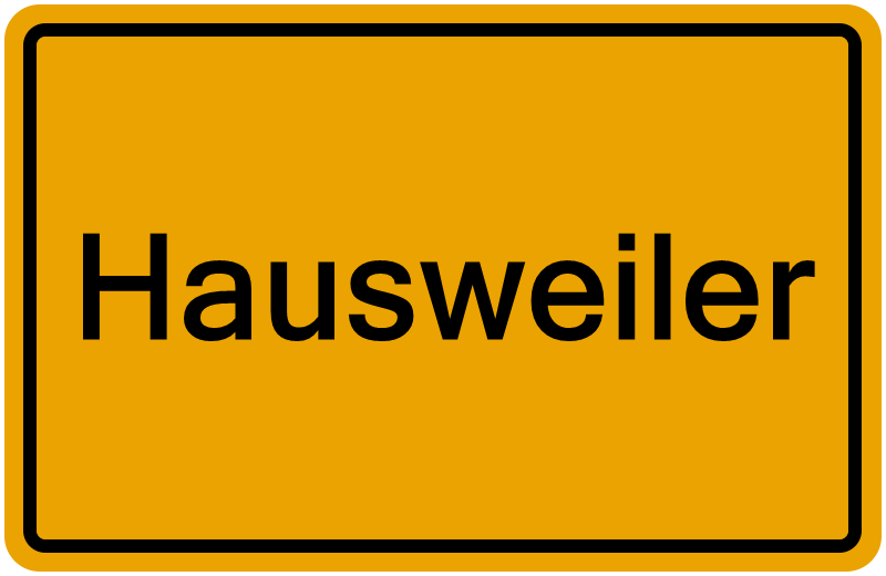 Handelsregisterauszug Hausweiler