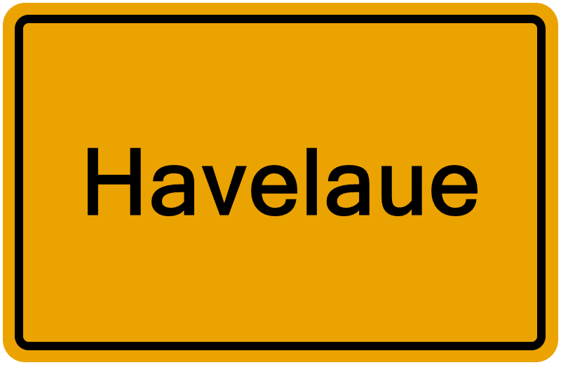 Handelsregisterauszug Havelaue