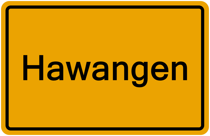Handelsregisterauszug Hawangen