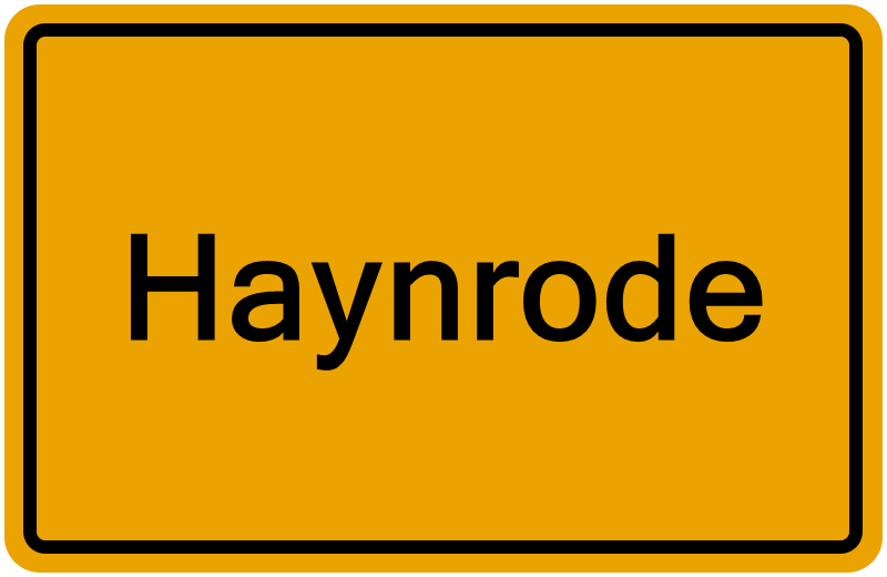 Handelsregisterauszug Haynrode