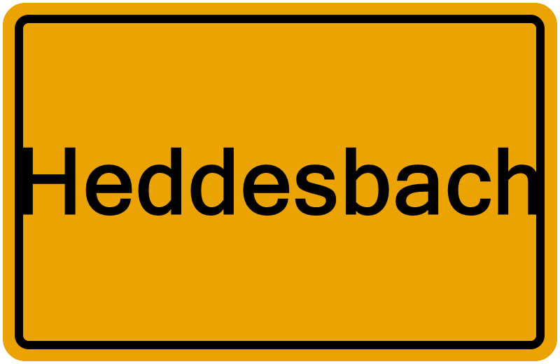 Handelsregisterauszug Heddesbach