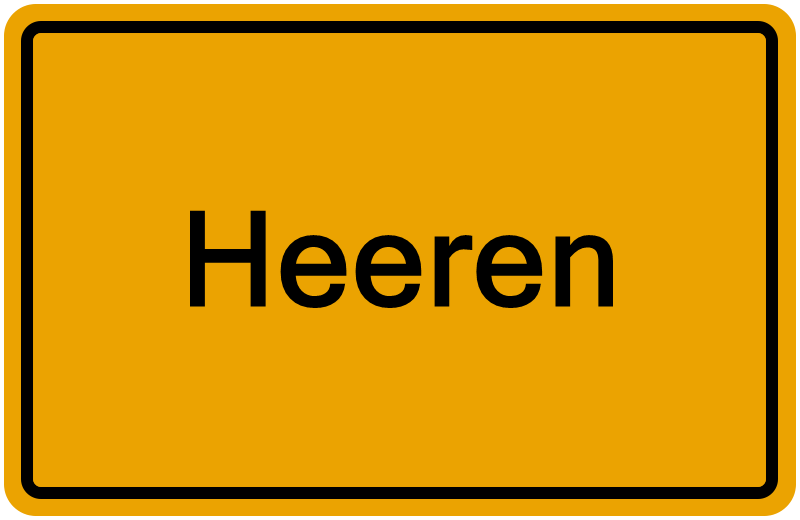 Handelsregisterauszug Heeren