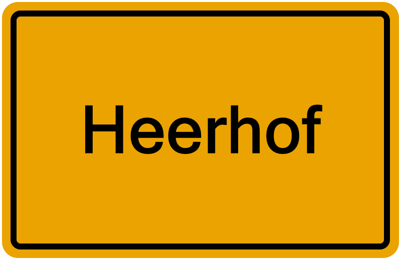 Handelsregisterauszug Heerhof