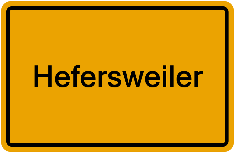 Handelsregisterauszug Hefersweiler