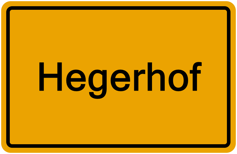 Handelsregisterauszug Hegerhof