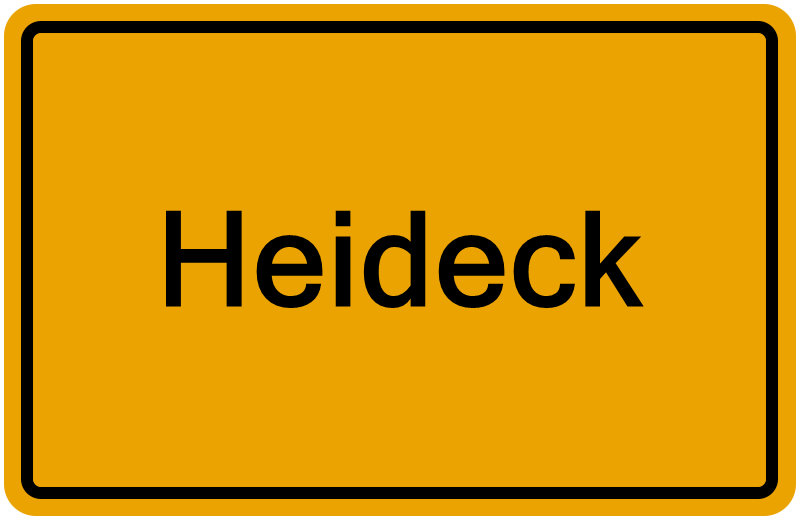 Handelsregisterauszug Heideck