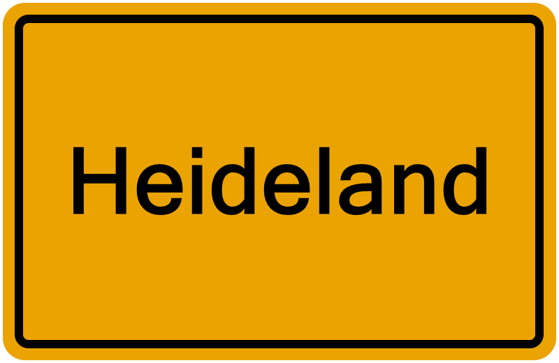 Handelsregisterauszug Heideland