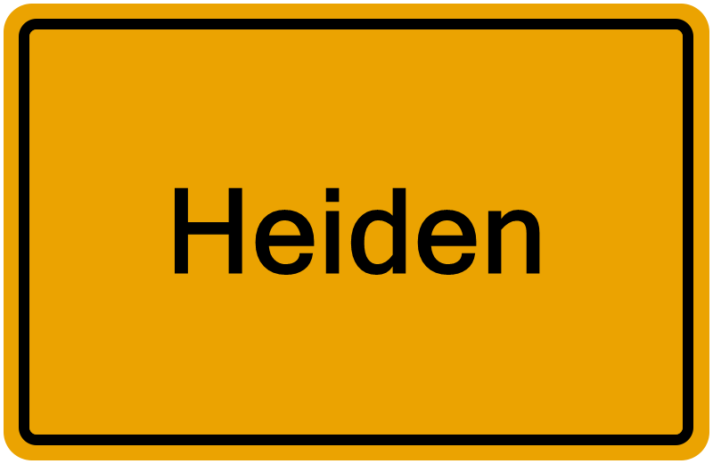 Handelsregisterauszug Heiden