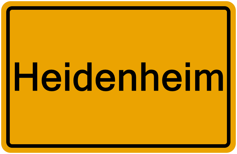 Handelsregisterauszug Heidenheim