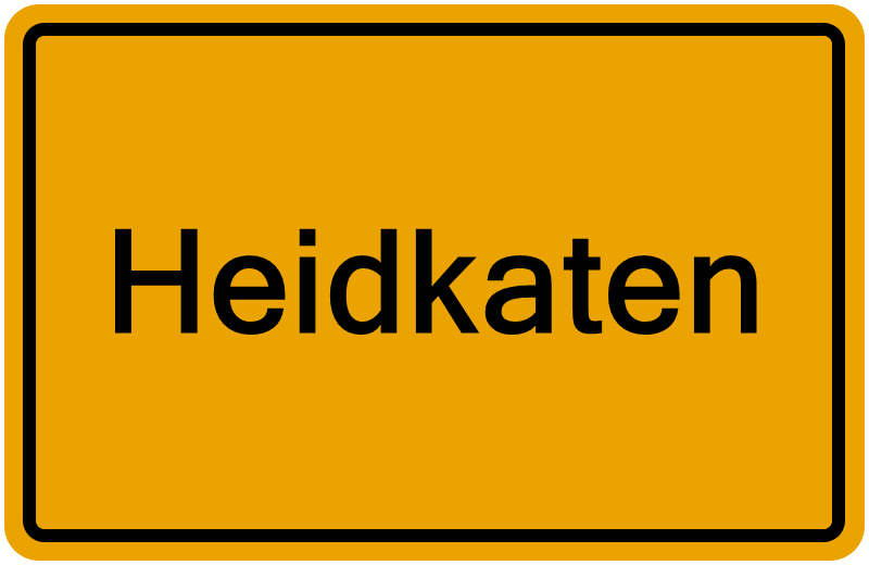 Handelsregisterauszug Heidkaten