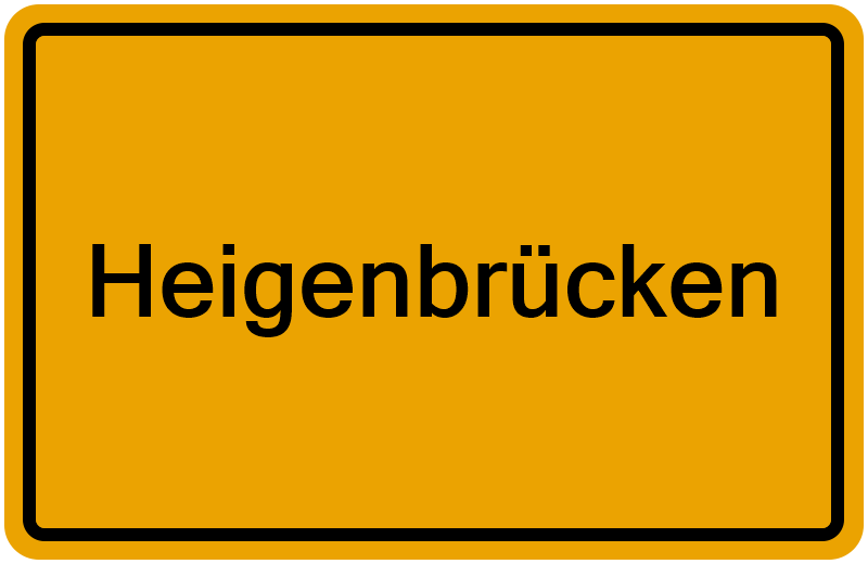 Handelsregisterauszug Heigenbrücken