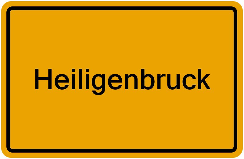 Handelsregisterauszug Heiligenbruck