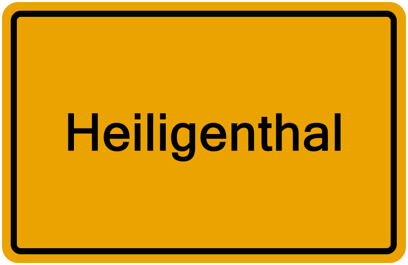 Handelsregisterauszug Heiligenthal