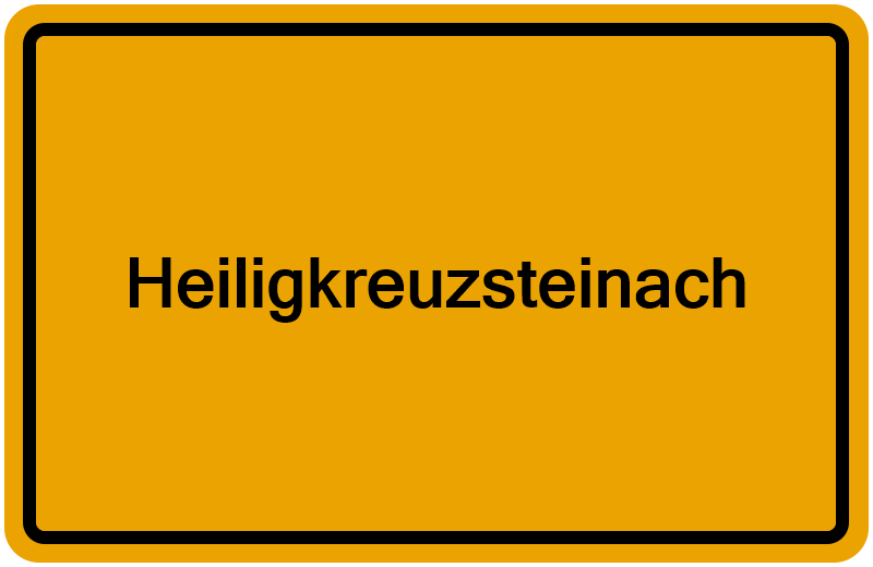 Handelsregisterauszug Heiligkreuzsteinach