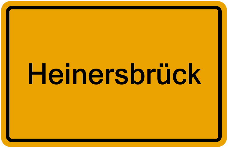 Handelsregisterauszug Heinersbrück
