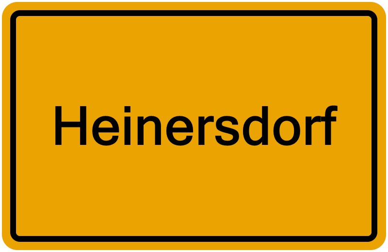Handelsregisterauszug Heinersdorf