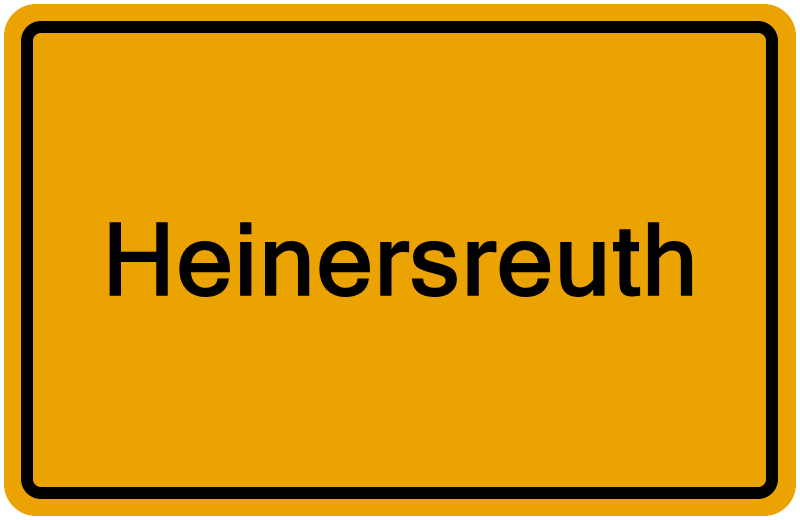 Handelsregisterauszug Heinersreuth