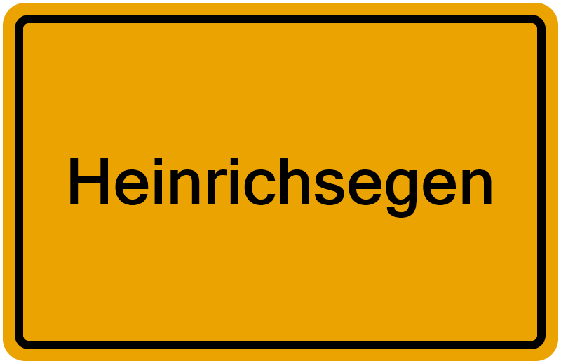 Handelsregisterauszug Heinrichsegen