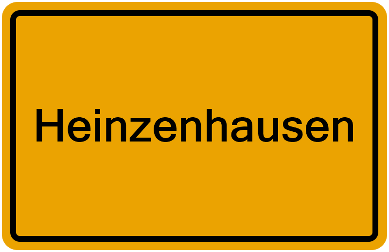 Handelsregisterauszug Heinzenhausen