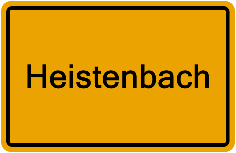 Handelsregisterauszug Heistenbach