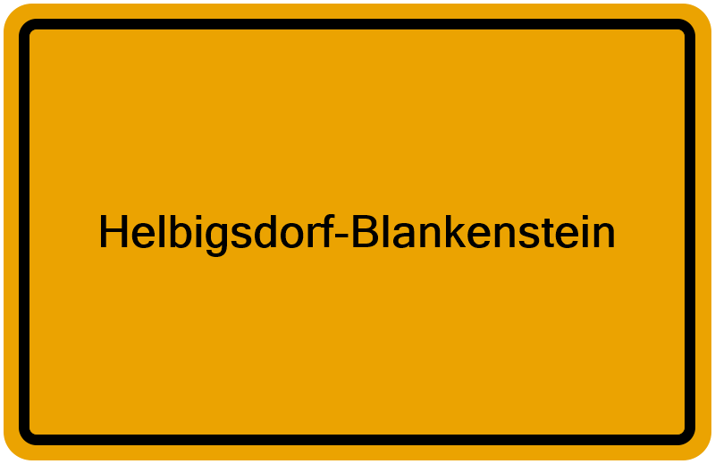 Handelsregisterauszug Helbigsdorf-Blankenstein