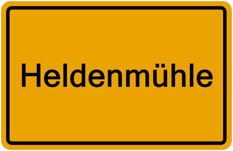 Handelsregisterauszug Heldenmühle