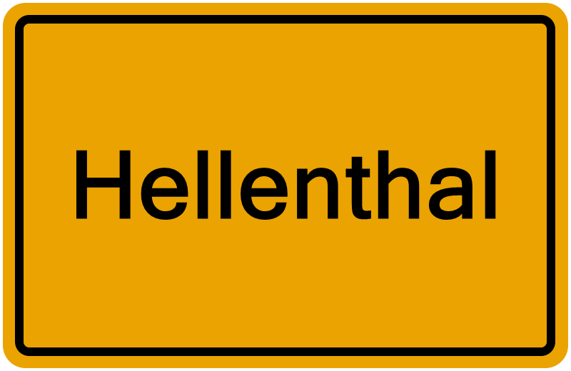 Handelsregisterauszug Hellenthal